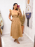 Conjunto Blusa+Saia Evase Liz Nude Giz - comprar online