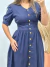 Vestido Chemise Linho Jessica Azul na internet