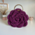 Bolsa Flora alça de metal (por encomenda) - Lovely Crochet Art | Bolsas artesanais