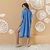 Kimono com Fenda e Franjas Indigo Blue na internet