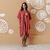 Kimono com Franjas Sol Vermelho na internet