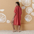 Kimono com Franjas Sol Vermelho - comprar online