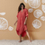 Caftan Midi Sol Vermelho - comprar online