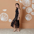 Vestido Túnica Rendado Preto - comprar online