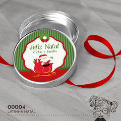 Latinha Personalizada Natal Papai Noel - 00004 - comprar online