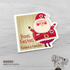 Adesivo Personalizado Natal Papai Noel - 00005