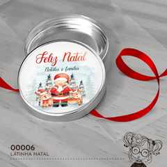 Latinha Personalizada Natal Papai Noel - 00006 - comprar online