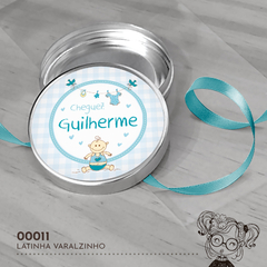 Latinha Personalizada Nascimento Varalzinho - 00011 - comprar online