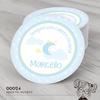 Adesivo Personalizado Nascimento Nuvens - 00024