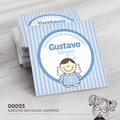 Adesivo Personalizado Batizado Anjinho - 00025 - comprar online