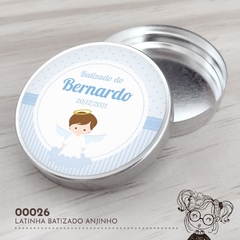 Latinha Personalizada Batizado Anjinho - 00026