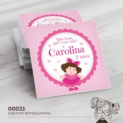 Adesivo Personalizado Bonequinha - 00033 - comprar online