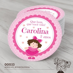 Adesivo Personalizado Bonequinha - 00033