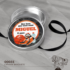 Latinha Personalizada Basquete - 00035 - comprar online