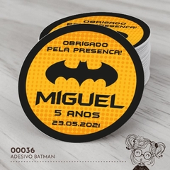 Adesivo Personalizado Batman - 00036