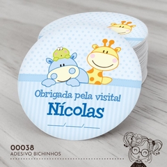 Adesivo Personalizado Bichinhos - 00038