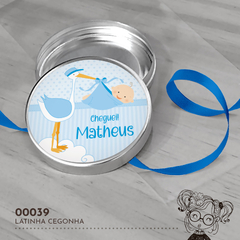 Latinha Personalizada Cegonha - 00039 - comprar online