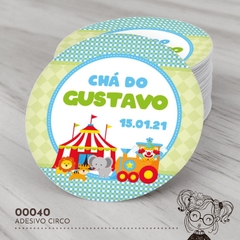 Adesivo Personalizado Circo - 00040