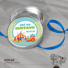 Latinha Personalizada Circo - 00040 - comprar online