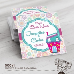 Adesivo Personalizado Chá de Casa Nova - 00041 - comprar online