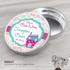 Latinha Personalizada Chá de Casa Nova - 00041