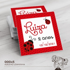 Adesivo Personalizado Joaninha - 00045 - comprar online