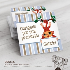 Adesivo Personalizado Macaquinho - 00046 - comprar online