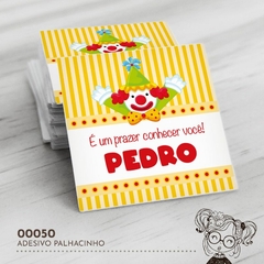Adesivo Personalizado Palhacinho - 00050 - comprar online