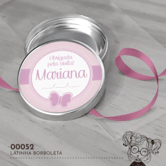 Latinha Personalizada Borboleta - 00052 - comprar online