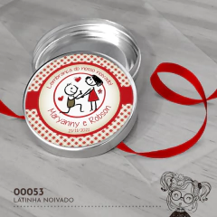 Latinha Personalizada Noivado - 00053 - comprar online