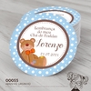 Adesivo Personalizado Ursinho Colorido - 00055