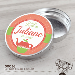 Latinha Personalizada Chá de Cozinha - 00056