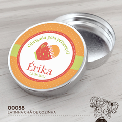 Latinha Personalizada Chá de Cozinha - 00058