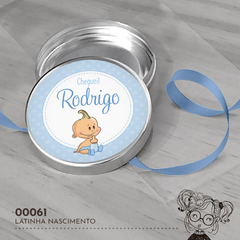Latinha Personalizada Nascimento Bebezinho - 00061 - comprar online