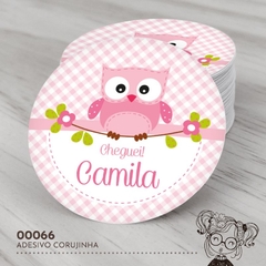 Adesivo Personalizado Corujinha - 00066