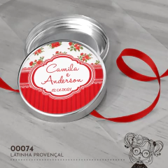 Latinha Personalizada Provençal - 00074 - comprar online