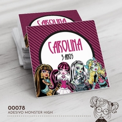 Adesivo Personalizado Monster High - 00078 - comprar online