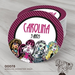 Adesivo Personalizado Monster High - 00078