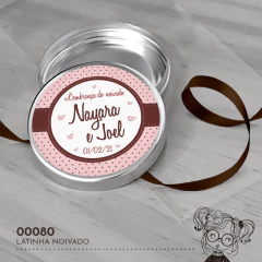Latinha Personalizada Noivado - 00080 - comprar online