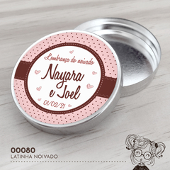 Latinha Personalizada Noivado - 00080