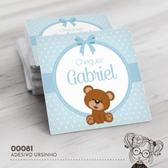 Adesivo Personalizado Ursinho - 00081 - comprar online