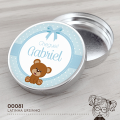 Latinha Personalizada Ursinho - 00081