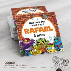 Adesivo Personalizado Trash Pack - 00082 - comprar online