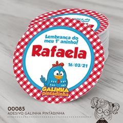Adesivo Personalizado Galinha Pintadinha - 00085