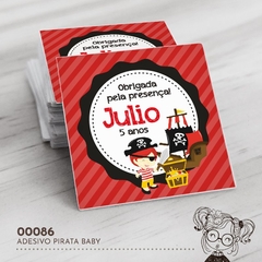 Adesivo Personalizado Pirata Baby - 00086 - comprar online