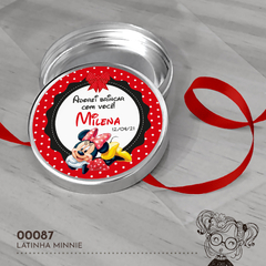 Latinha Personalizada Minnie Vermelha - 00087 - comprar online