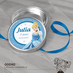 Latinha Personalizada Cinderela - 00090 - comprar online