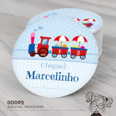 Adesivo Personalizado Trenzinho - 00092