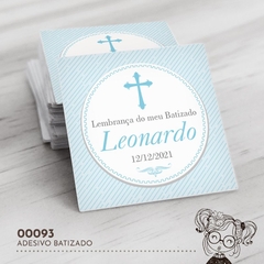 Adesivo Personalizado Batizado - 00093 - comprar online