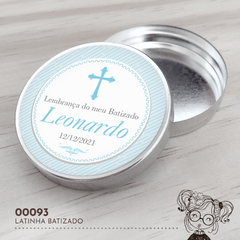 Latinha Personalizada Batizado - 00093